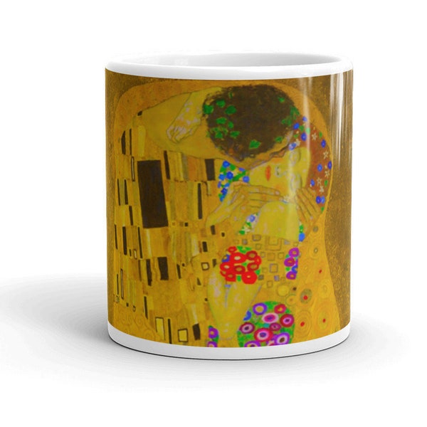 Classic Art Mug, The Kiss, Gustav Klimt, Beaux-Arts