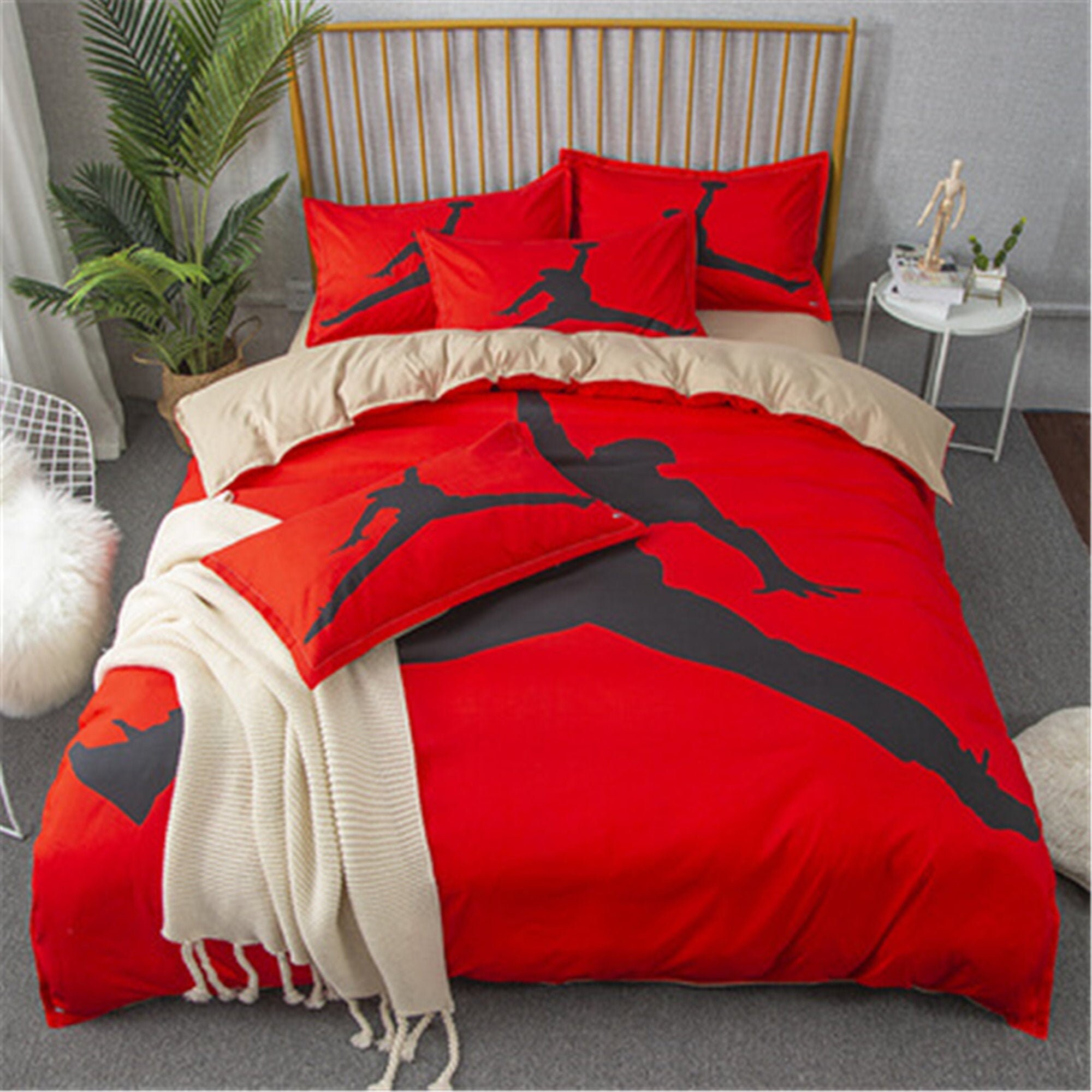 Air Jordan Duvet cover set bedding set Queen Bedding Set Twin Etsy