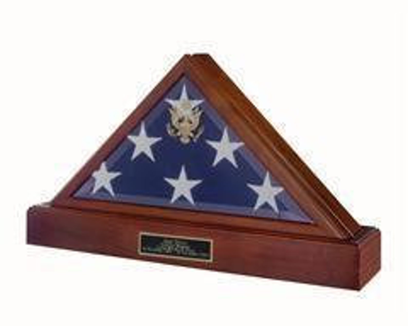 Burial Flag and Pedestal Display Case. Etsy