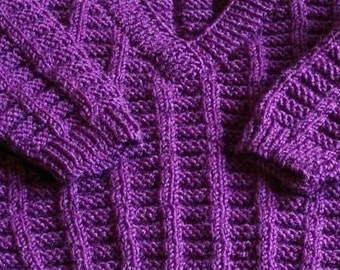 Handmade knitted child's sweater