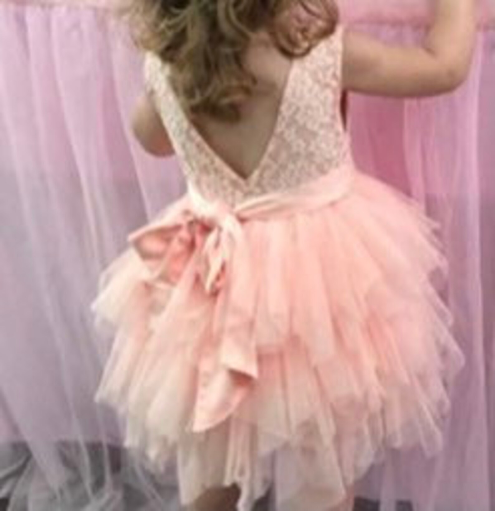 Sugarcoat tutu mini dress (baby pink)