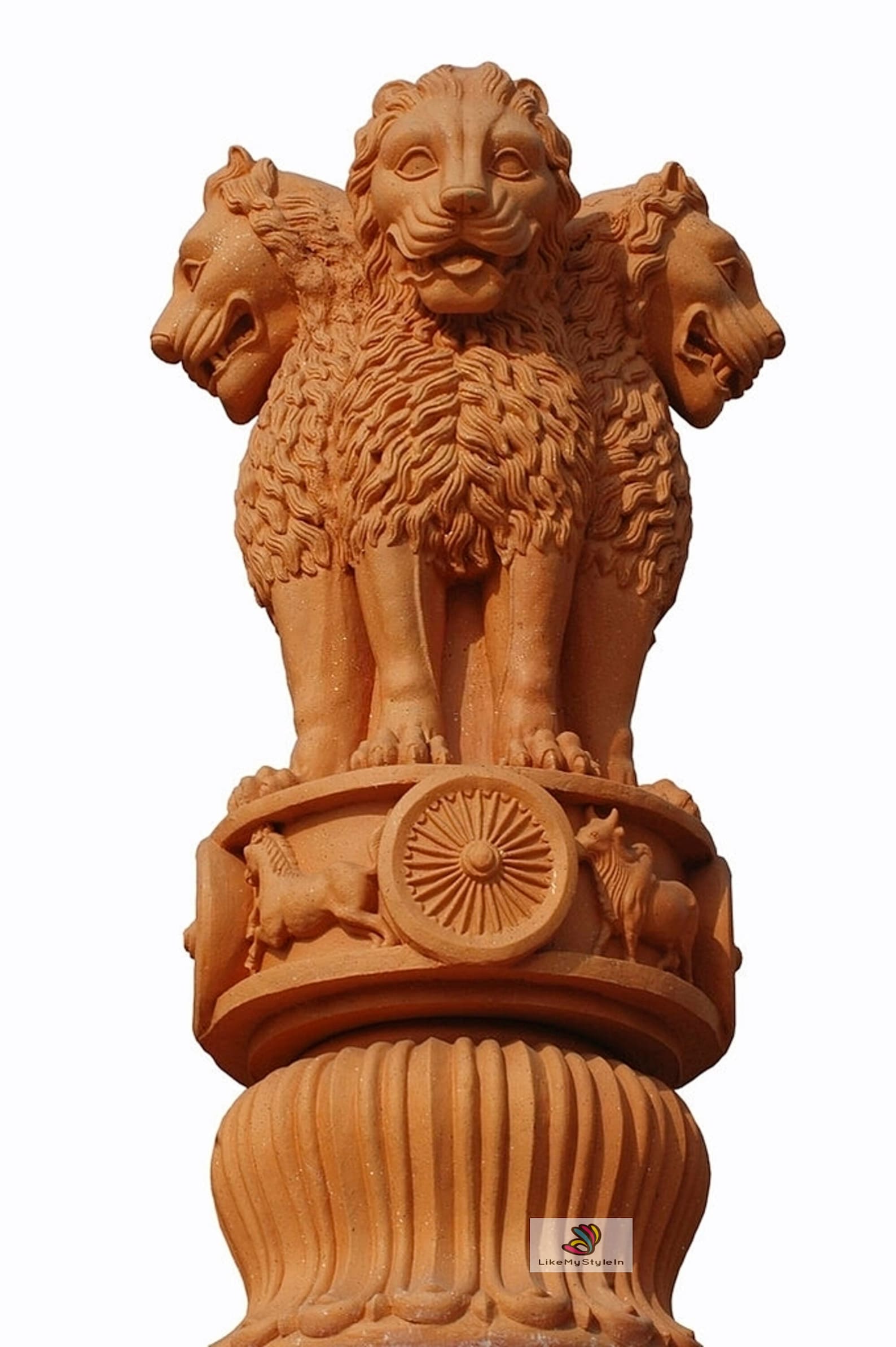 India-NATIONAL EMBLEM-Lion CapitalAshoka Pillar India | Etsy