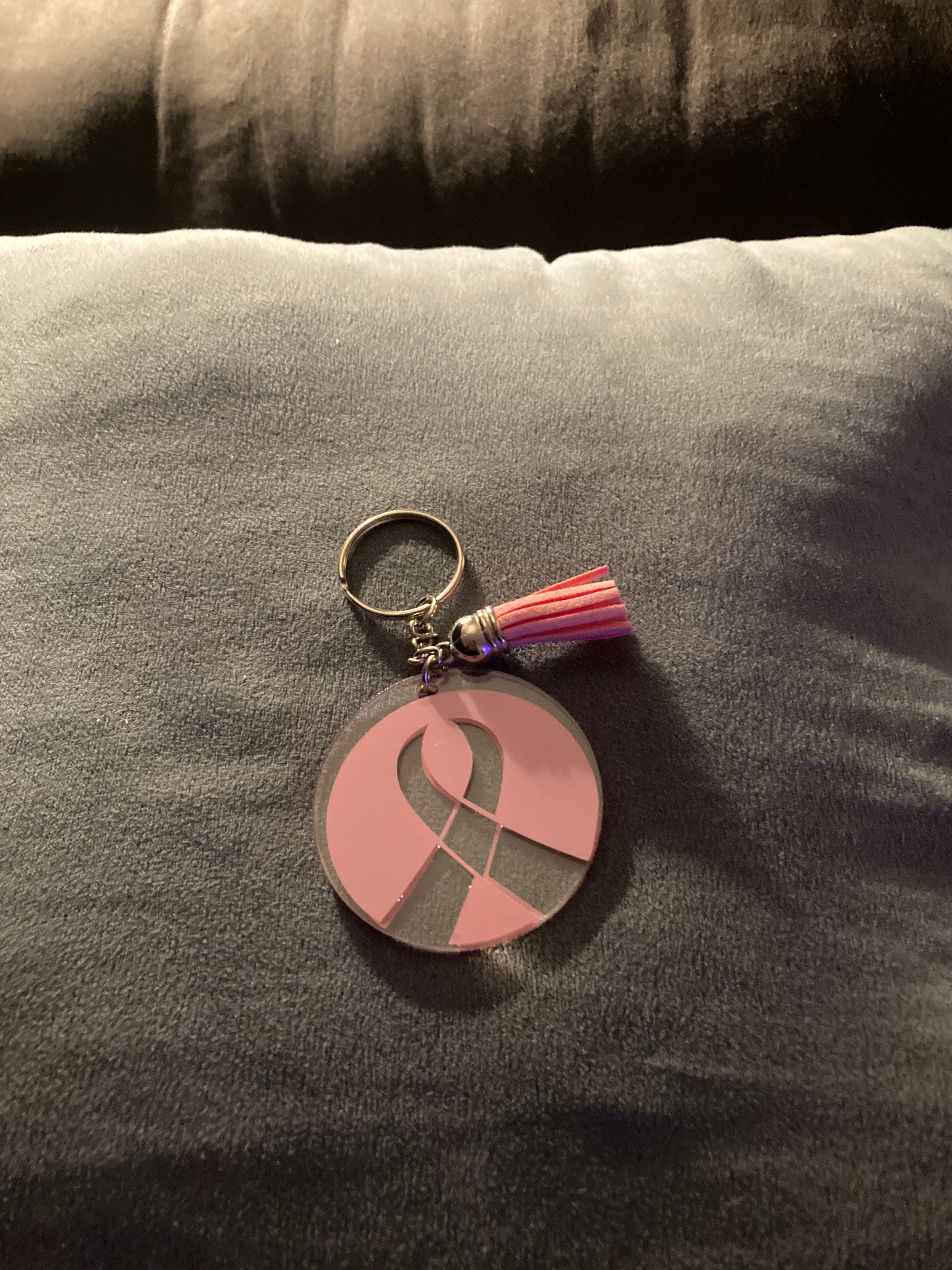 Breast Cancer Awareness Keychains Etsy