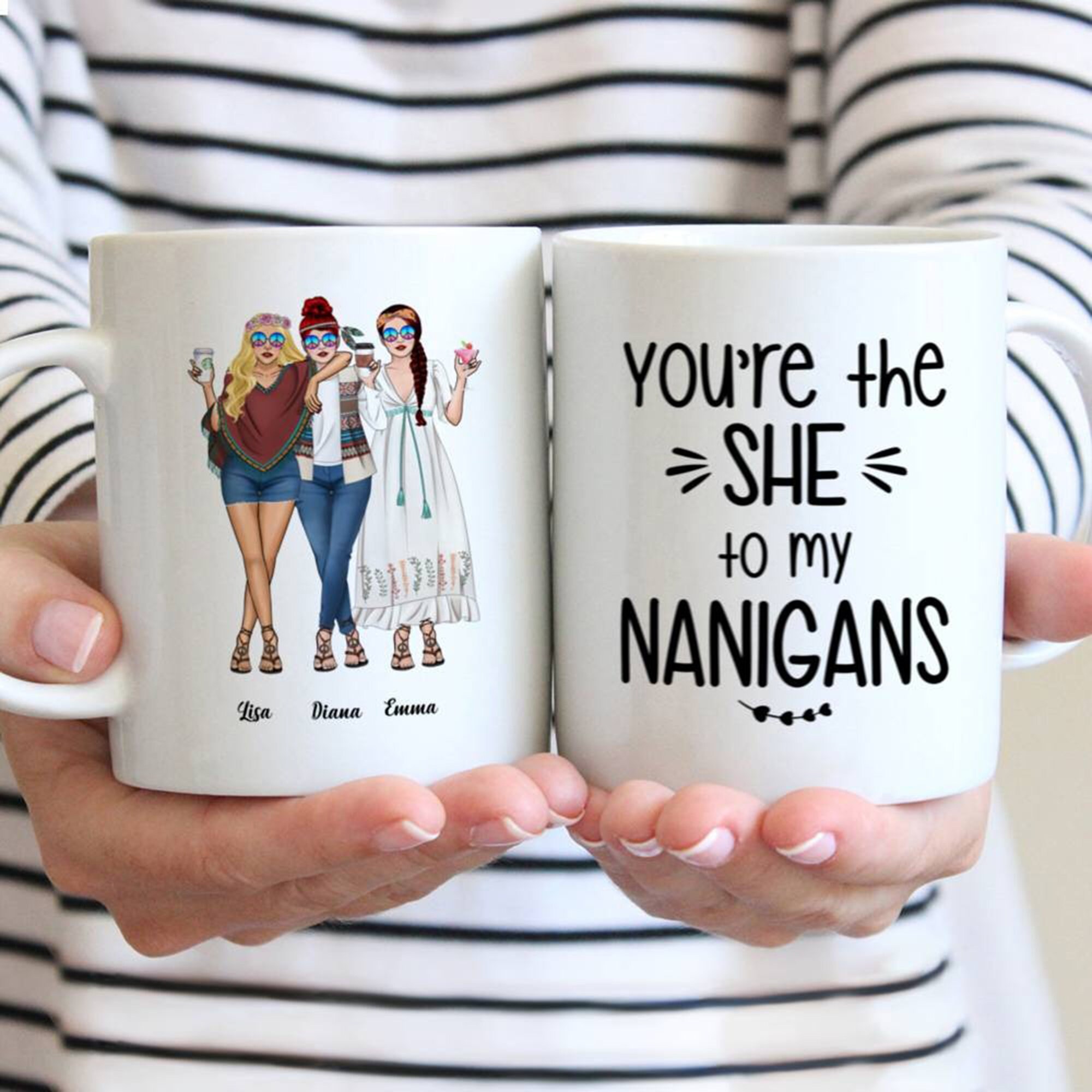 Personalized Mug You're the she to my nanigans mug funny Etsy