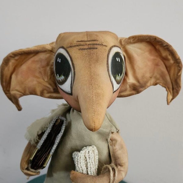 Dobby, house elf, Dobby free elf, Dobby cloth doll, Dobby toy