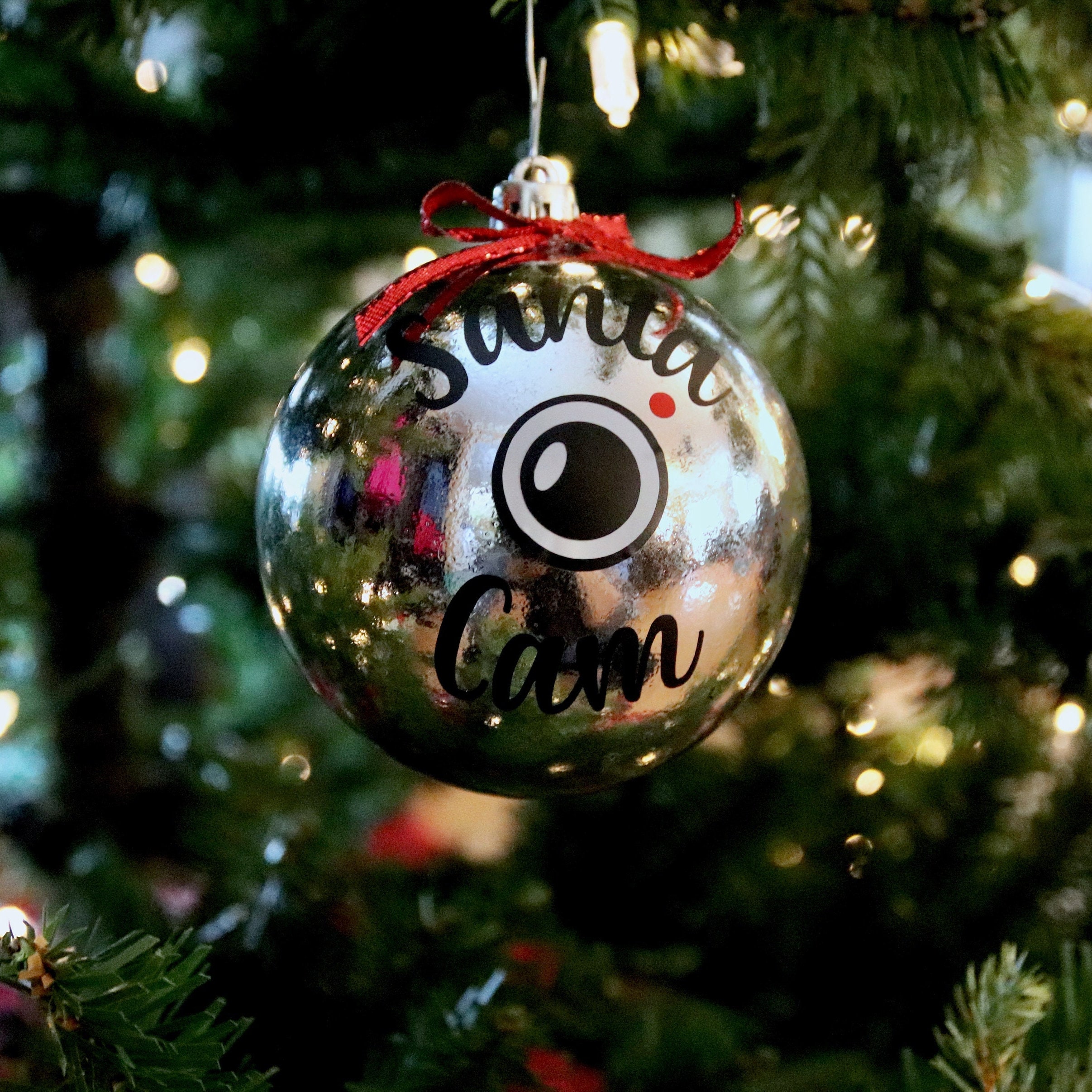 Santa Cam Ornament Santa is Watching Ornament for Parents Santa