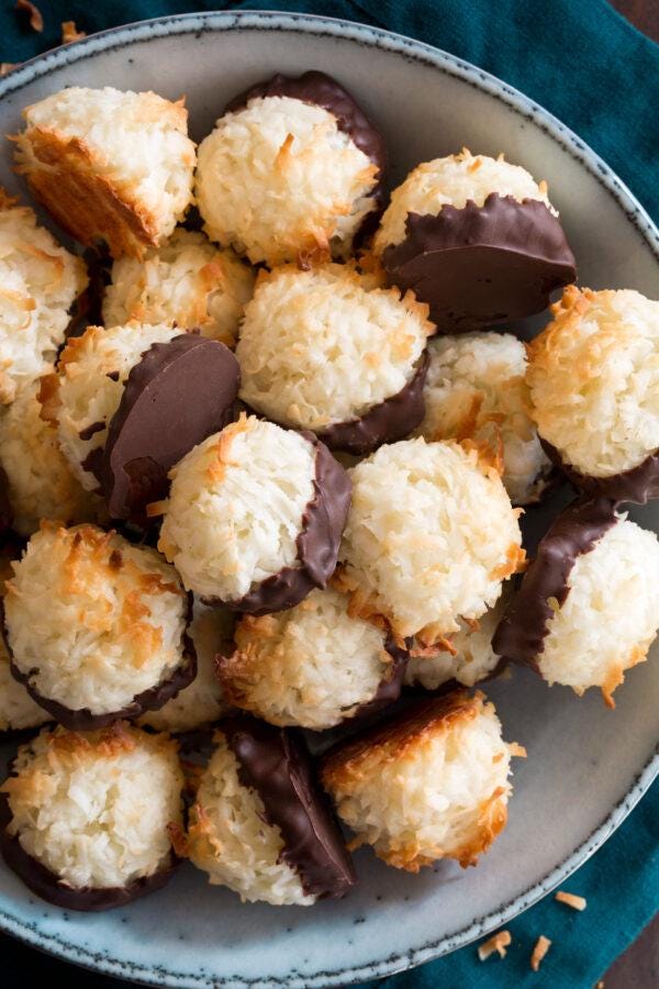 Freshly Baked Coconut Macaroons: 12 Homemade Cookies - Etsy