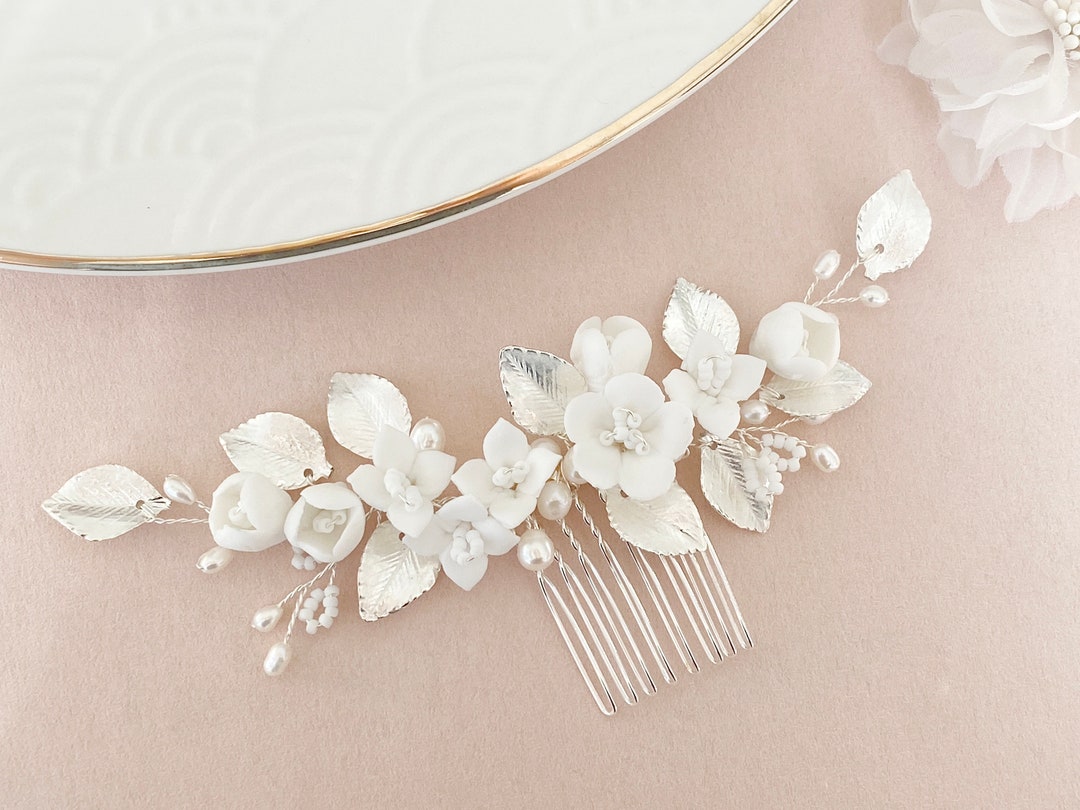 Atigy Braut-Haarschmuck In Silber - Elegant & Handgefertigt Für Hochzeit & Festliche Anlässe