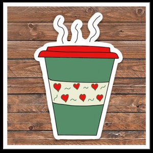 Steamy Cup of Coffee sticker