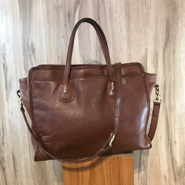 Shoulder bag brand Coach New York C7C 7302 leather brown