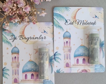 Eid Geld Geschenk Karte | Eid Geschenk für Kinder | Bayram Geschenk für Kinder | Eid Geschenk für Mädchen | Eid Geschenk für Jungen | Bayram