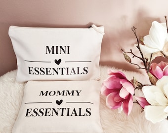 Wickeltasche | Windeltasche | Mommy | Mini | Kosmetiktasche | Kosmetikbeutel | Geschenkidee | Babyparty | Babyshower | Geburt | Baby | Mom