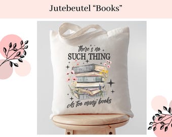 Jutebeutel Booklover | Tasche für Buchliebhaber | Literatur Zitat Beutel | Geschenk für Bücherfreunde |Einkaufstasche | Geschenkidee Buch