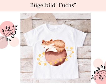 Bügelbilder für Kinder | Bügelmotiv für Kinder | Bügelmotiv | Bügelapplikation | Aufbügelbild | Bügelbild Fuchs | Kleinkind Bügelbild |Fuchs