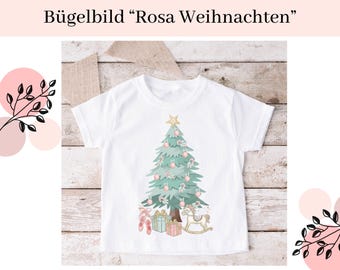Bügelbilder für Kinder | Bügelbild Weihnachtsbaum | Bügelmotiv | Bügelapplikation | Weihnachtsbügelbild | Bügelbild Weihnachten
