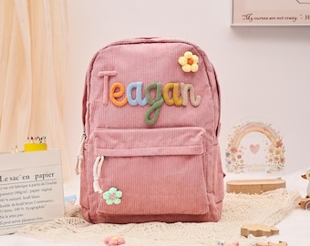 Custom Kids Backpack with Name,Toddler School Bag,Preschool Backpack,Cute Birthday Gifts for Children,Gifts for Girls Boys,Back to School