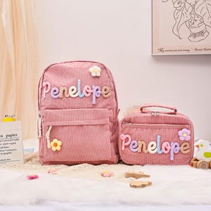 Personalized Kids Backpack with Name,Backpack for Kids and Toddlers,Children's Backpack,Kids Backpack Lunchbag,Custom School Bag,Kids Gift