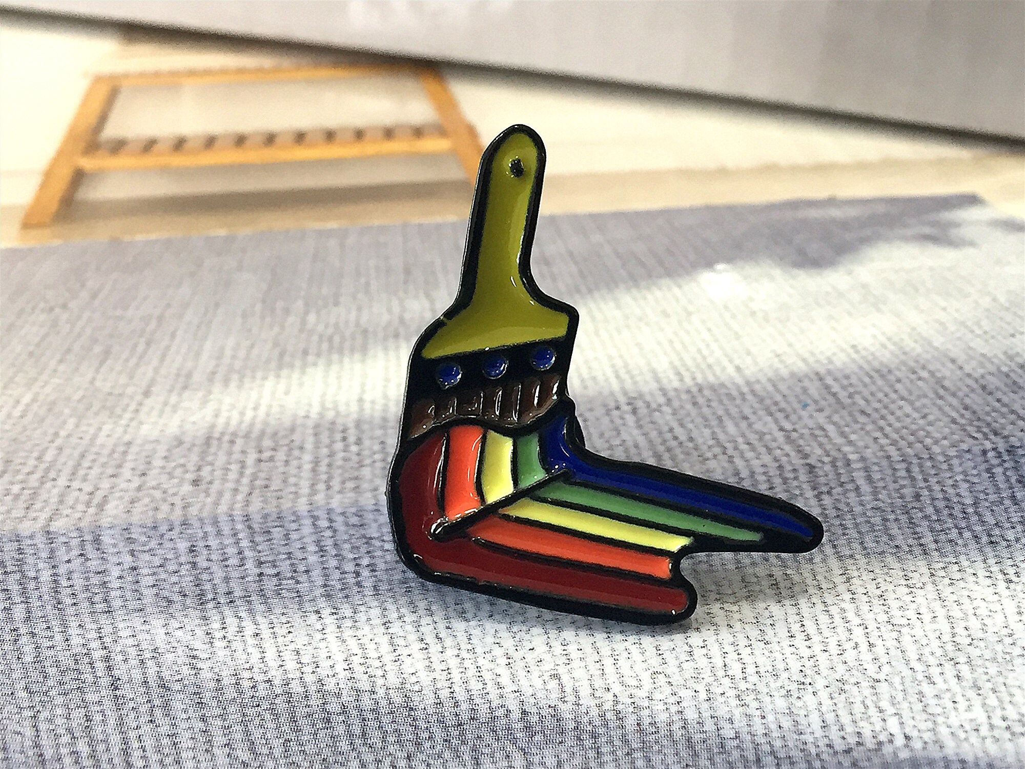 Art painting enamel Pin cute gifts Brooch collar pastel hat Etsy