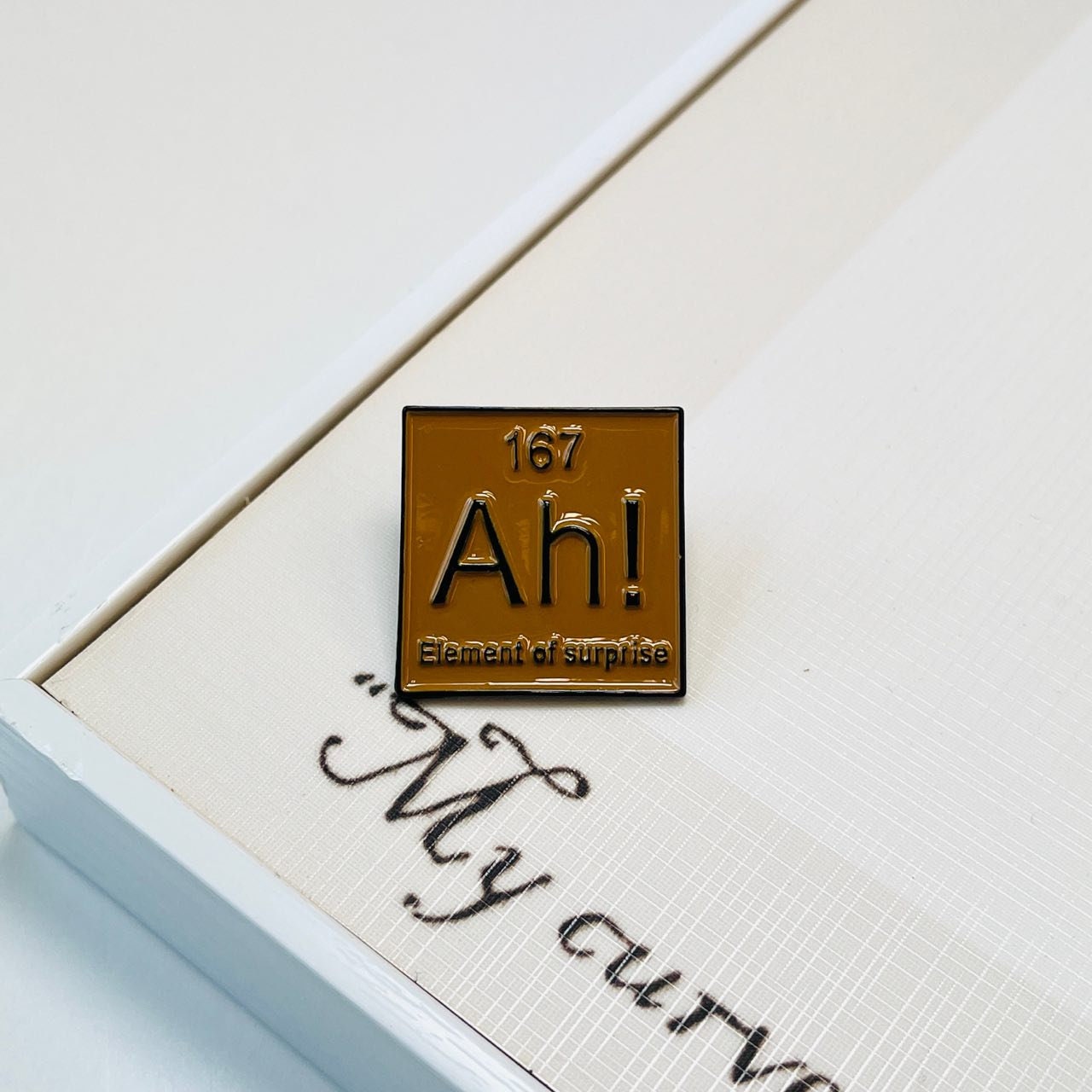 Ah Enamel Pin Cute Brooch Collar Pastel Hat Pin Badge Kawaii Etsy