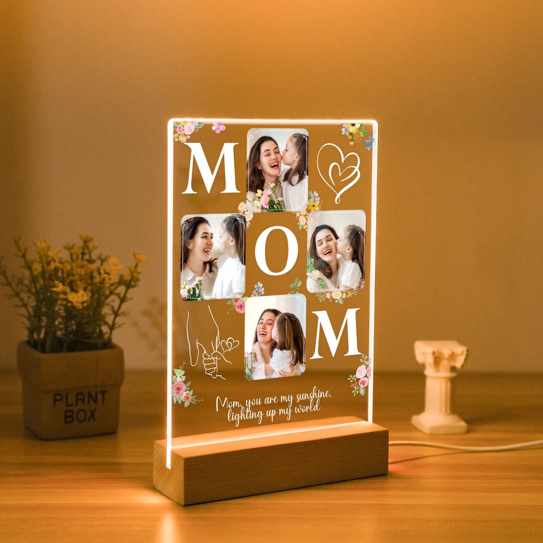 Best Mom Ever - Family  Personalized Custom Shaped 3D LED Light - Mother's Day, Gift For Mom main image 0