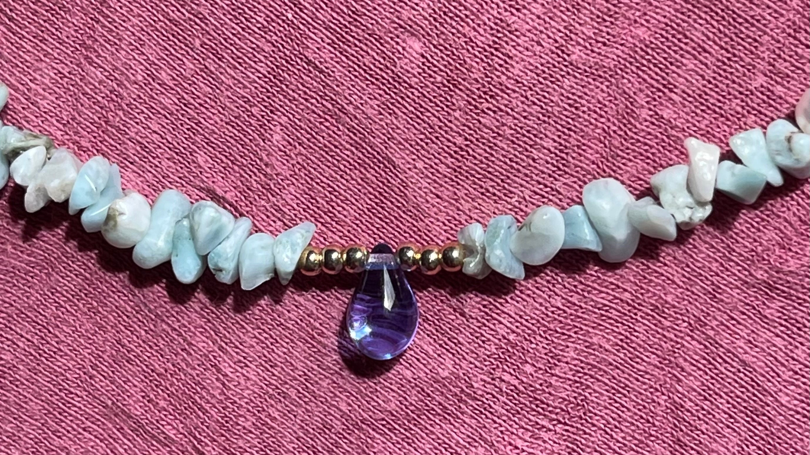 Ashiana Bluebell Choker Necklace with Freshwater Pearl Gold