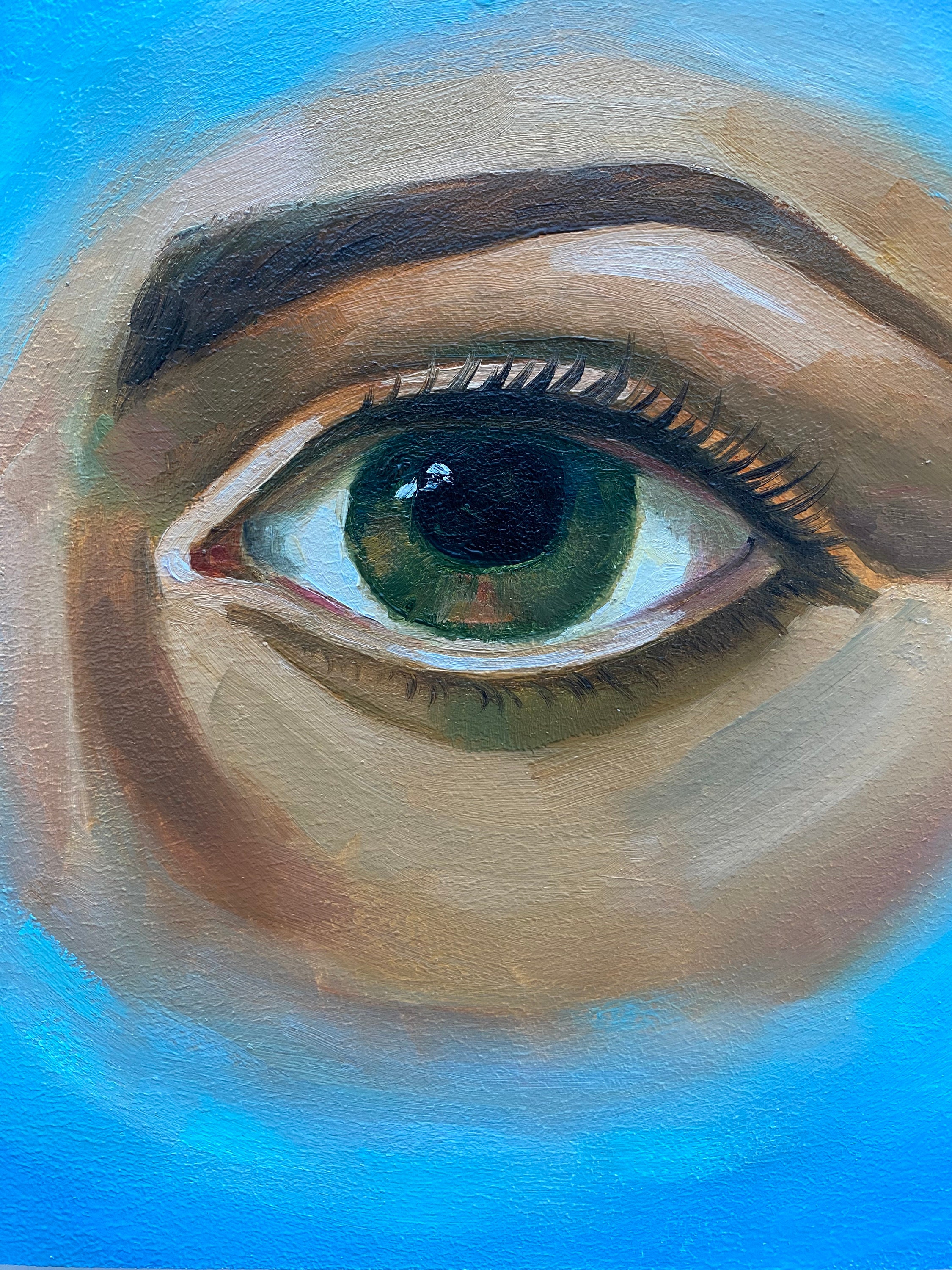 白昼夢 P8 油彩画 人物画 oil painting art 白昼夢 P8 油彩画 人物画 oil painting art - メルカリ
