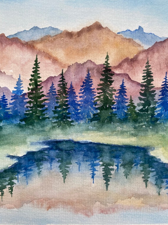 Grand Teton National Park Painting Mountain Landscape