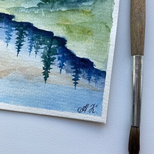 Grand Teton National Park Painting Mountain Landscape Original - Etsy