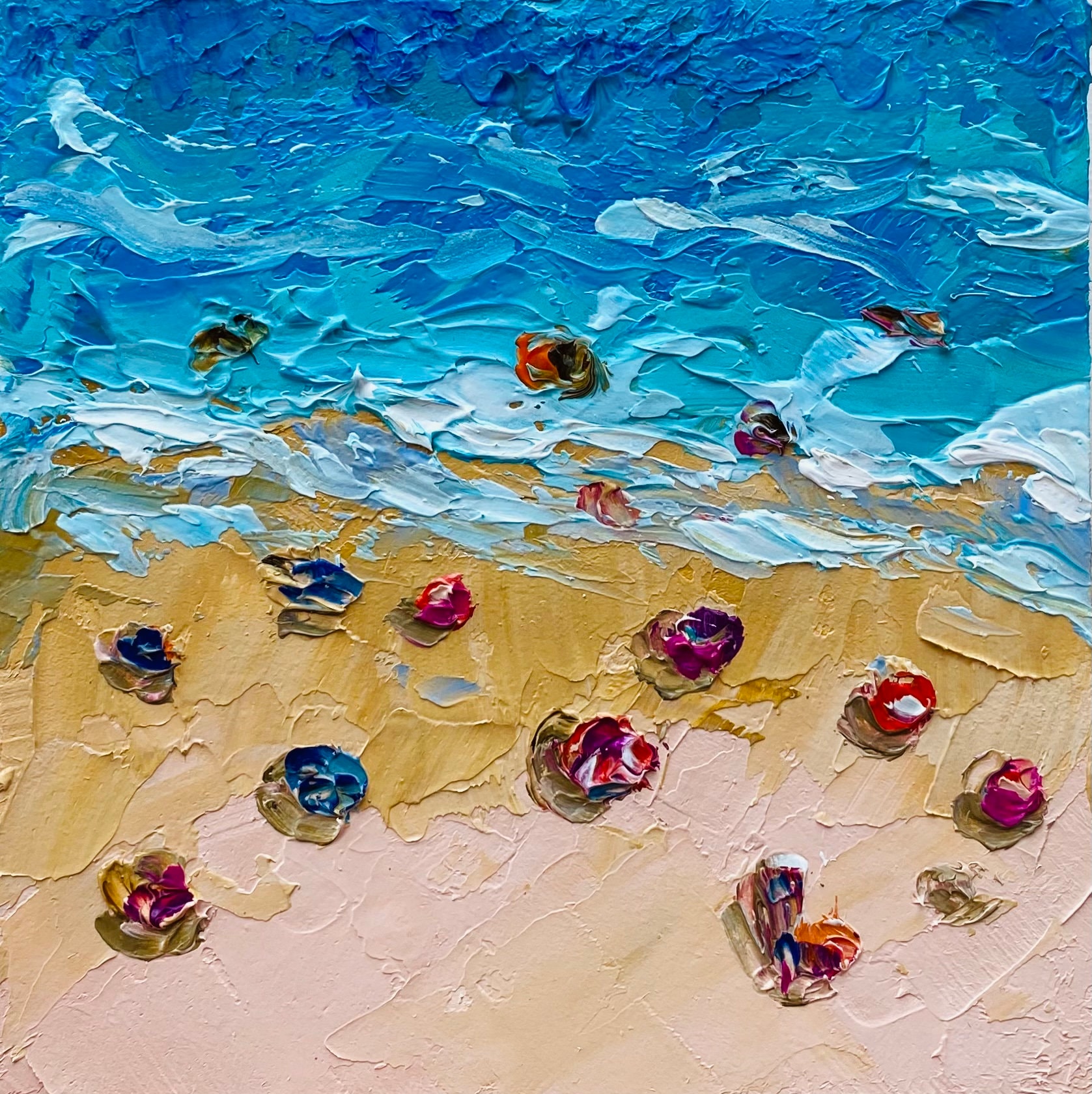 Abstract Beach Paintings