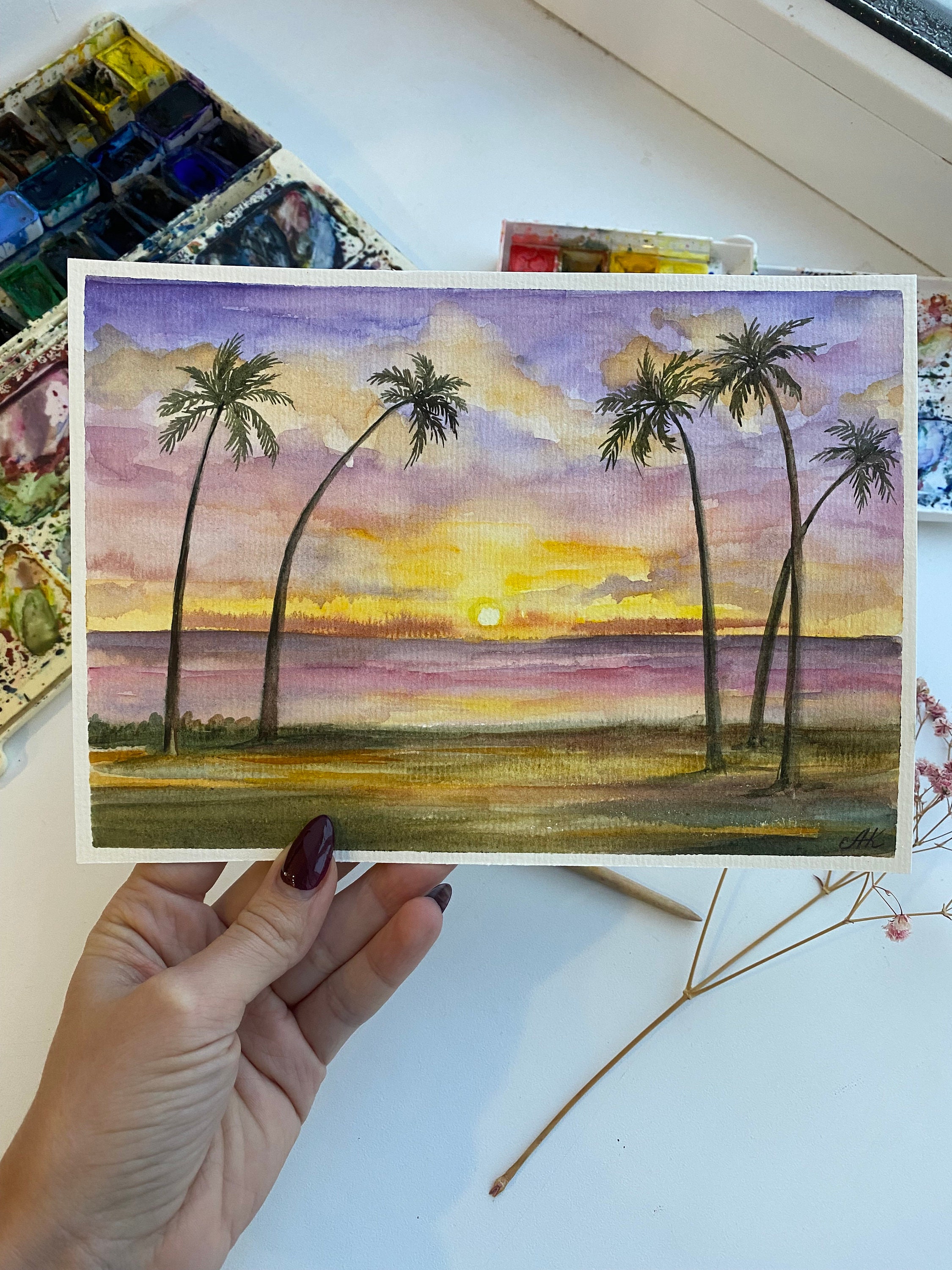 Pintura en acuarela de paisaje marino de Honolulu: arte original de playa  hawaiana (15 x 20 cm) - Etsy México, image size:2250x3000