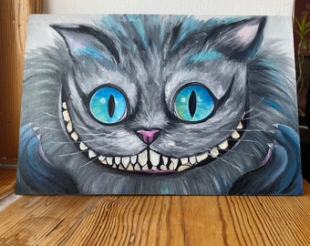 チェシャ猫の絵画、不思議の国のアリス オリジナルアート