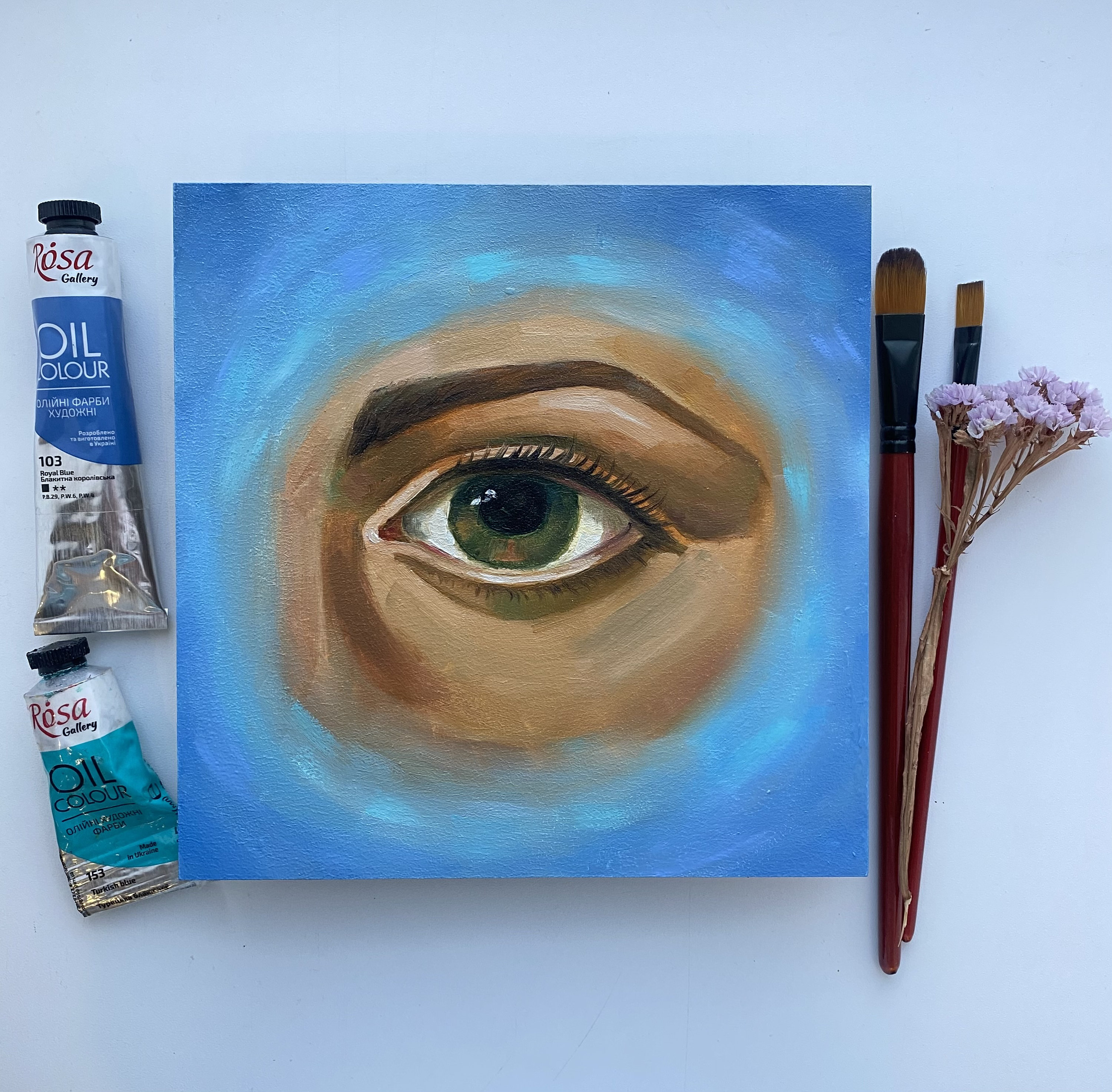 白昼夢 P8 油彩画 人物画 oil painting art 白昼夢 P8 油彩画 人物画 oil painting art - メルカリ