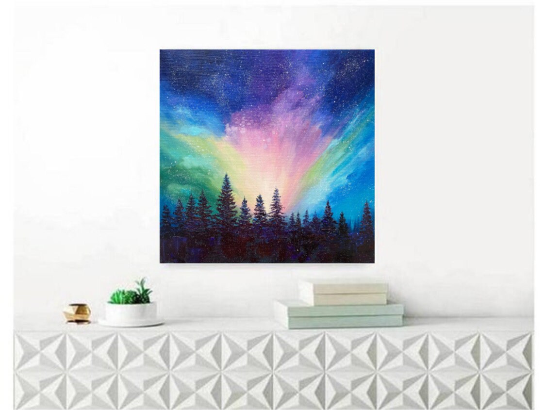期間限定値下　AURORA 版画　絵画 Aurora:オーロラ 原画 絵画 koutaki 通販 3557637｜Creema(クリーマ)