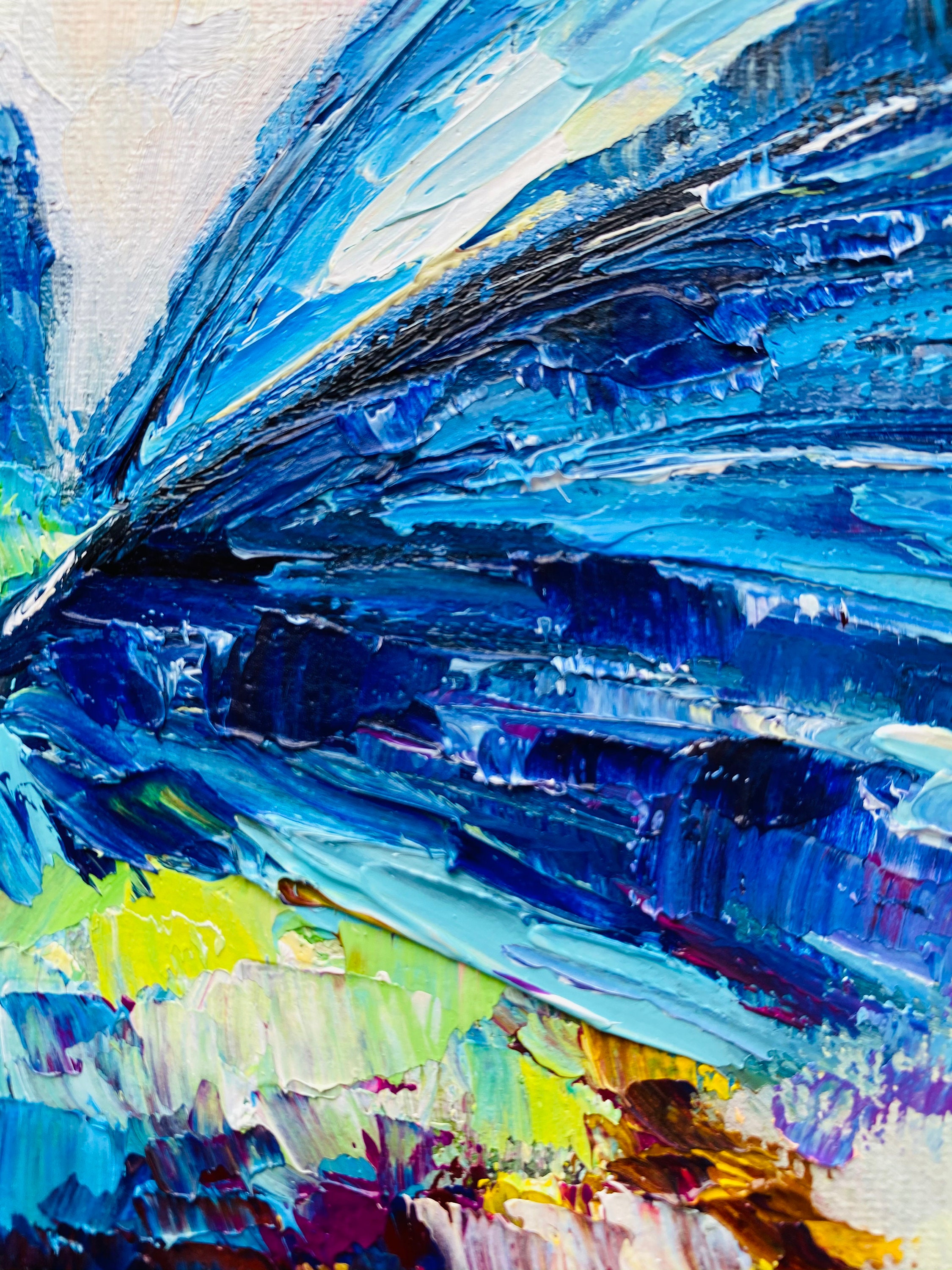 ハチドリの絵画 オリジナルアート ハチドリの壁アート カラフル ハチドリの絵画 オリジナルアート ハチドリの壁アート カラフル