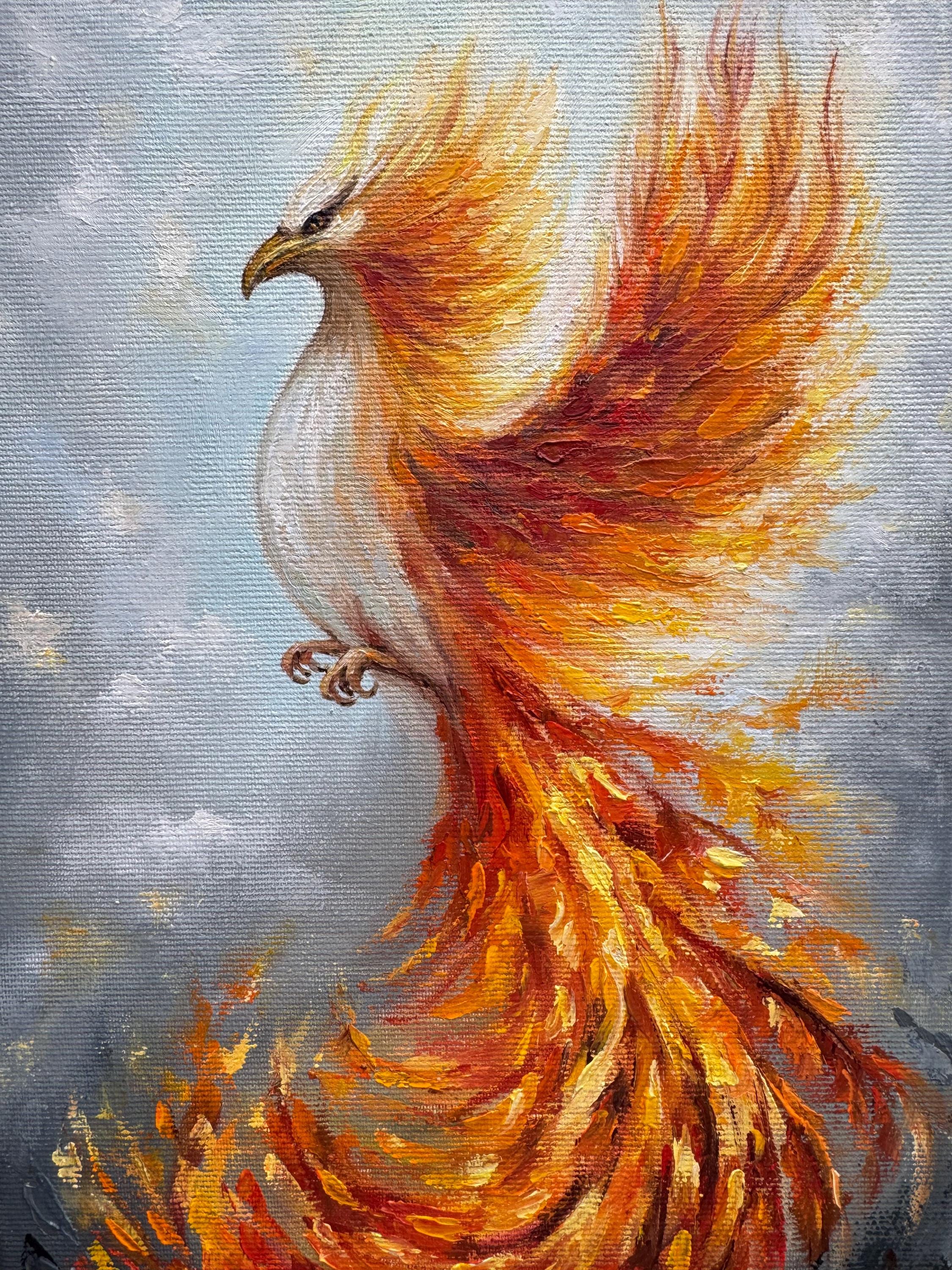 YEESAM ART Pittura Ad Olio Con Numeri - Kit Fai Da Te - Uccelli E Farfalle Tra I Fiori - Tela 40x50 Cm (Senza Cornice)