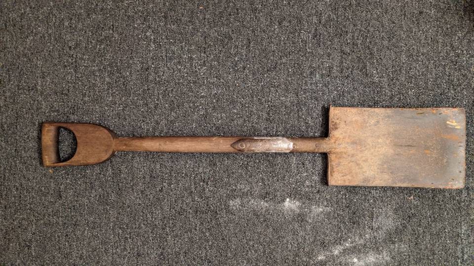 1800's Antique Wooden D Handled Solid Steel Shovel Etsy