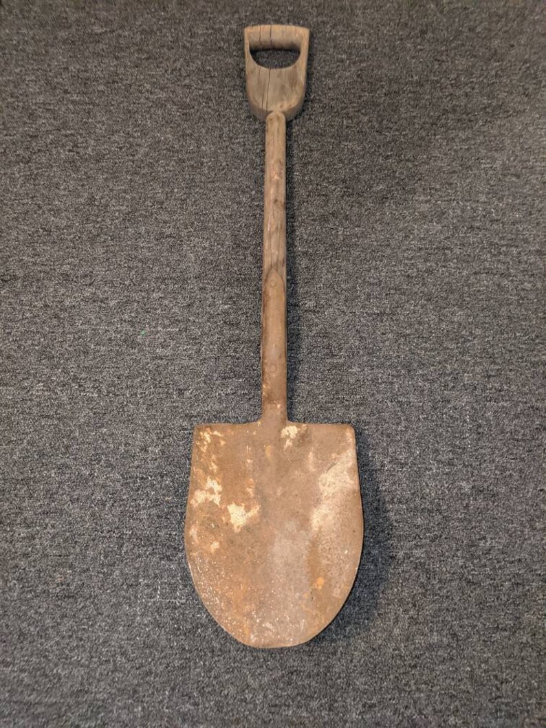 Antique 2 Wooden D Handle Farm Shovel Etsy