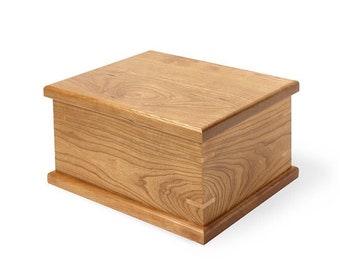 Cherry Wooden Urn for Human Ashes | See Photos for Details | Cremation Urn | Memorial Urns