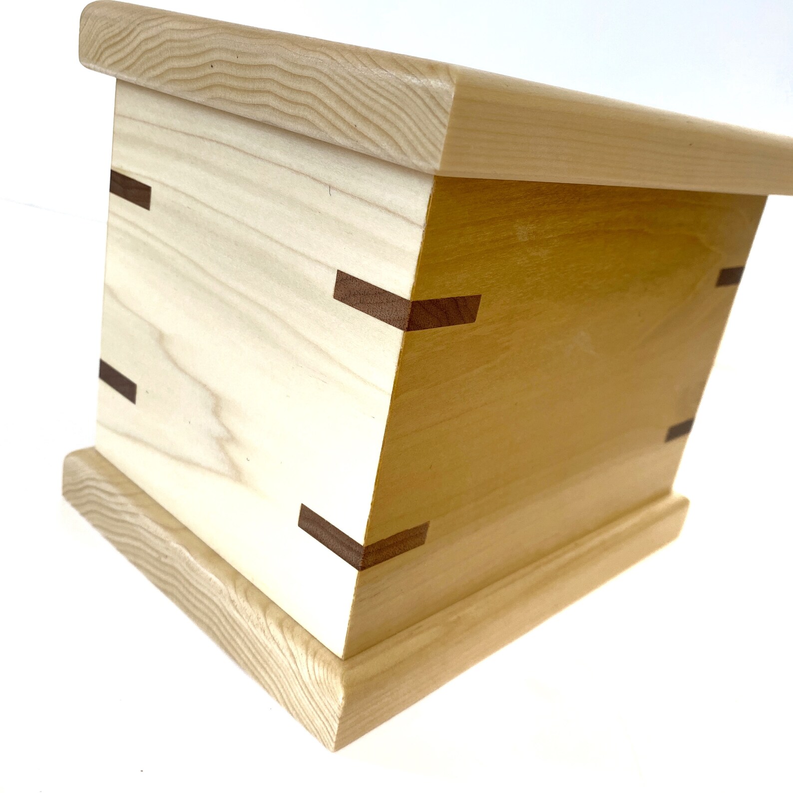 Urna mascota Madera de álamo Urna cremación Cenizas de | Etsy