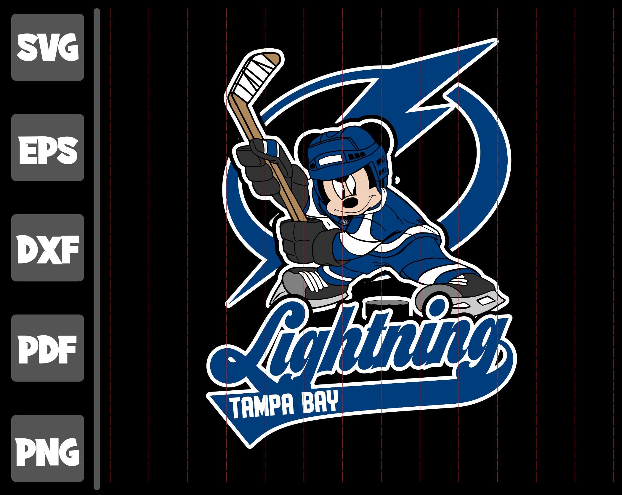 Lightning Svg Lightning Hockey Svg Lightning Team Svg Etsy