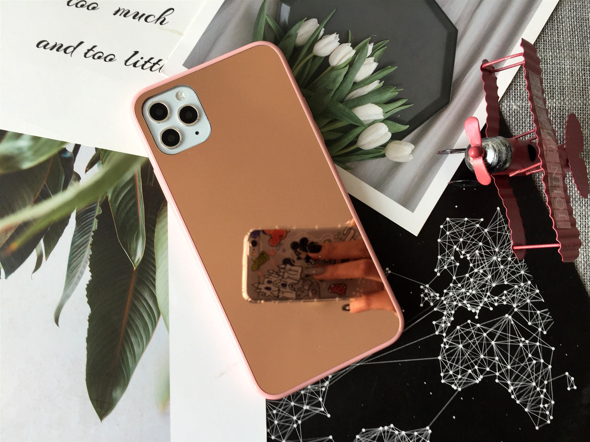 Mirror Phone Case For Make Up Selfie Apple Phone case iphone Etsy