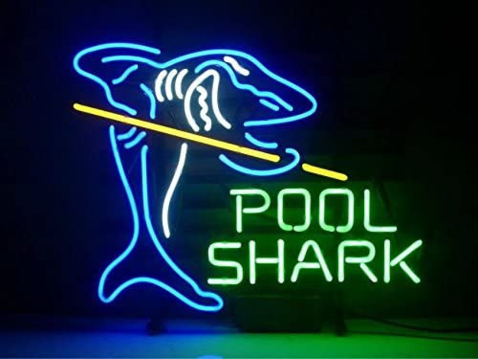 Pool Shark Neon Light Sign Etsy