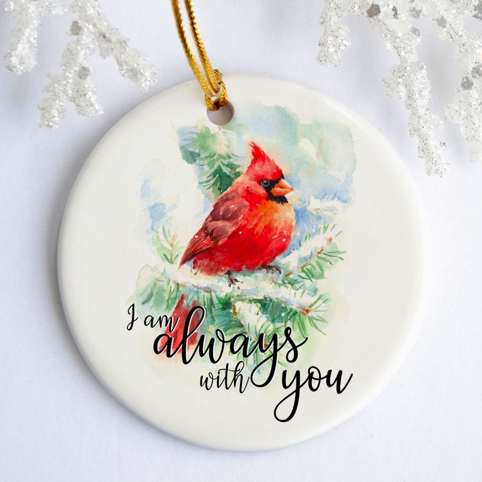 I Am Always With You Ornament Christmas Holiday Keepsake Etsy