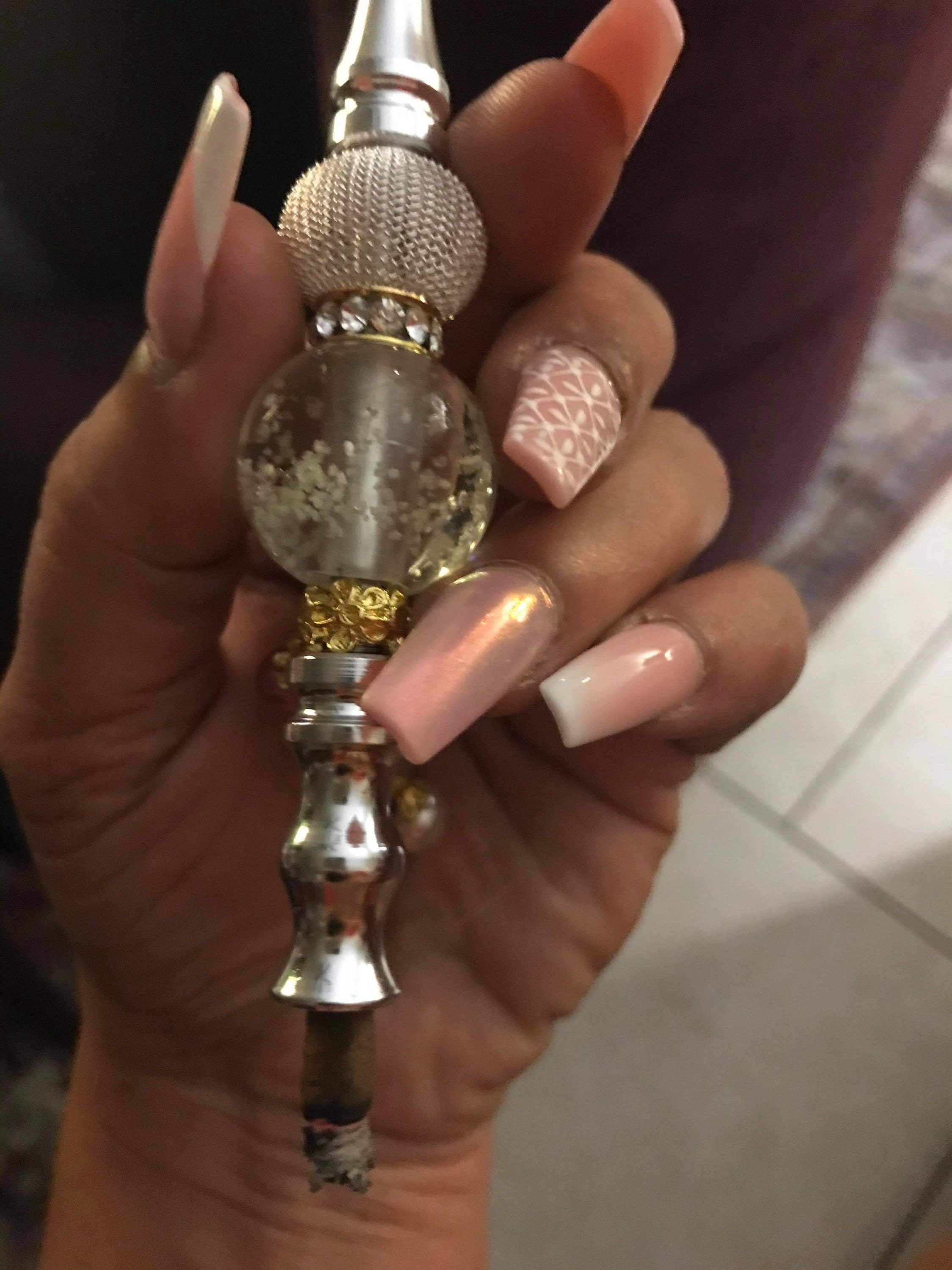 420 Bling Blunt Holder / Hookah Tip Mouth Piece / Smoking Etsy