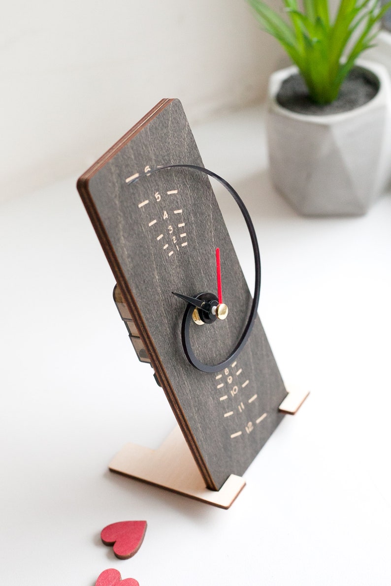 Fibonacci Clock Wood Clock Cool Clock Office Clock Mother Gift Etsy
