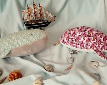 Whale plush, baby plush, child plush