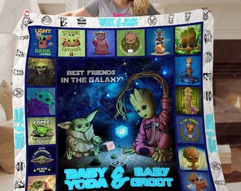 Baby Groot Blanket Etsy Baby Groot Blanket Etsy