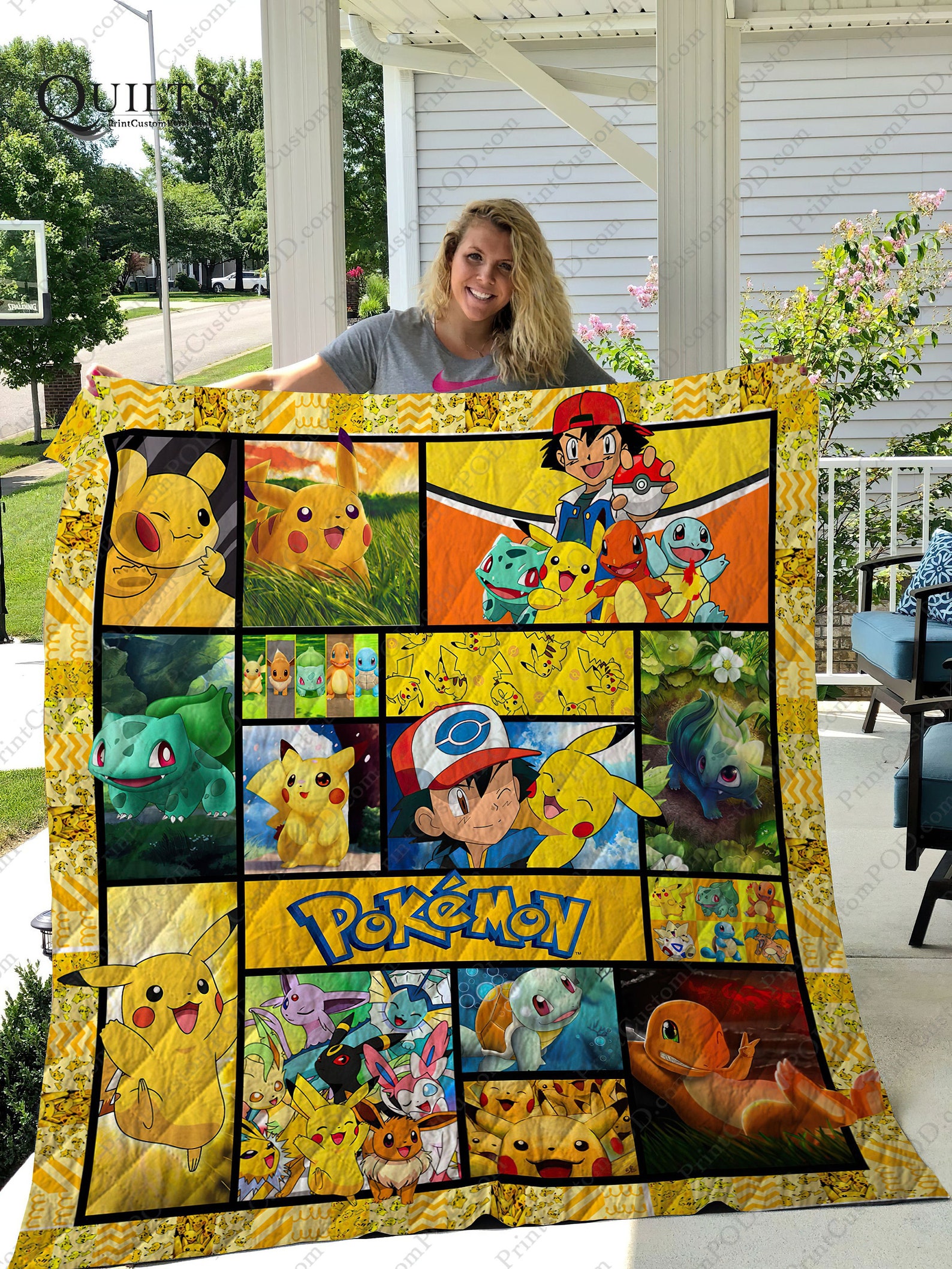Pokémon All Season Quilts Blanket Super King Queen Twin Size. Etsy