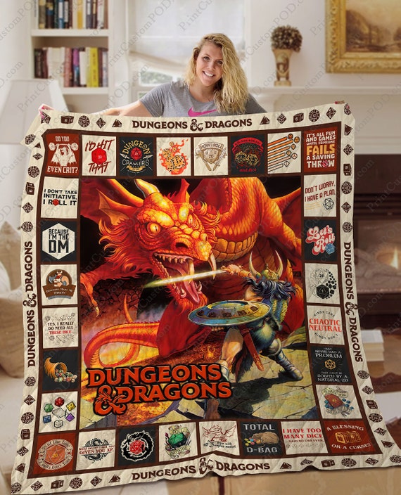 Dungeons and Dragons All Season Quilts Blanket Super King Etsy