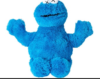 large cookie monster stuffed animal